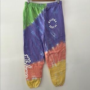 Maluma Papi Juancho Tie-Dye Sweatpants – Unisex Medium, Streetwear Festival Fit